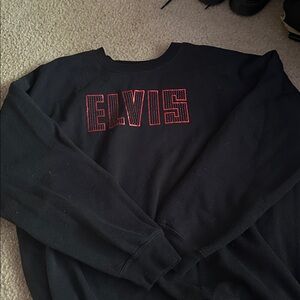 Black Elvis Sweatshirt